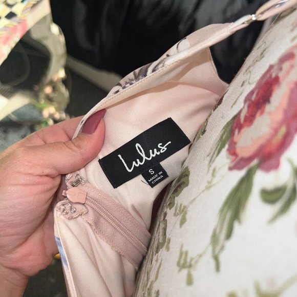 LULUS ELEGANT FLORAL ROMPER - Picture 4 of 4